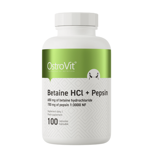 Betain HLC + Pepsin 100 kapslí