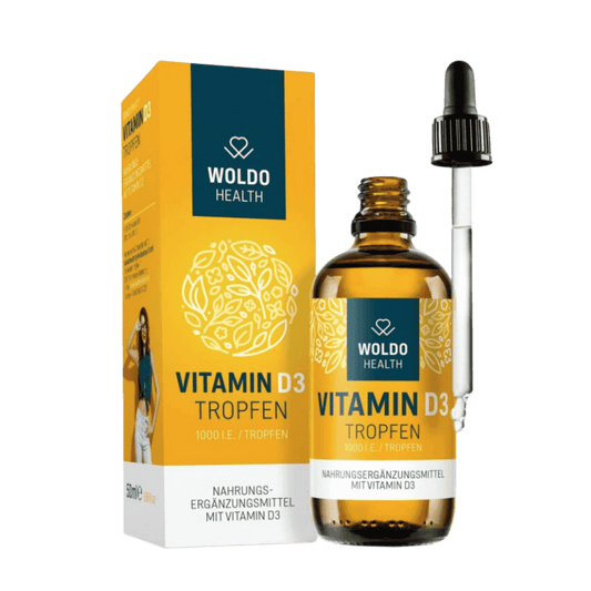 Vitamín D3 (1000 IU kapky) 50ml 1800 kapek