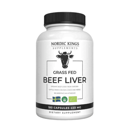 Hovězí játra v Grass-fed kvalitě BIO 180 kapslí