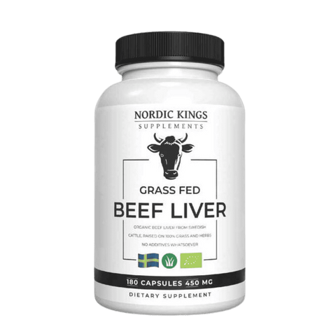 Hovězí játra v Grass-fed kvalitě BIO 180 kapslí