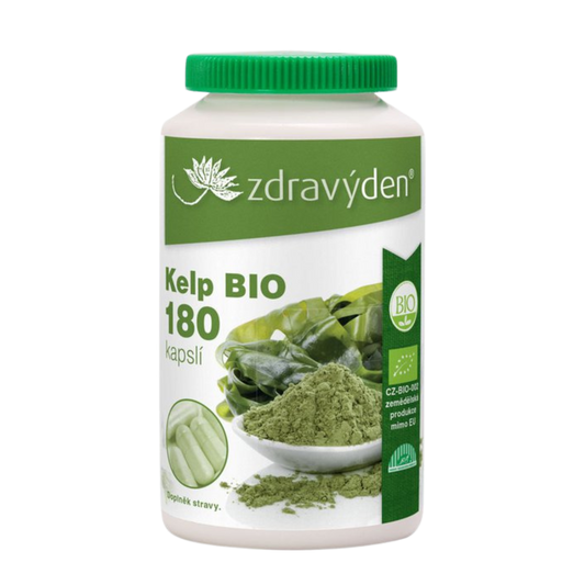Jód z mořských řas (Kelp) BIO 180 kapslí