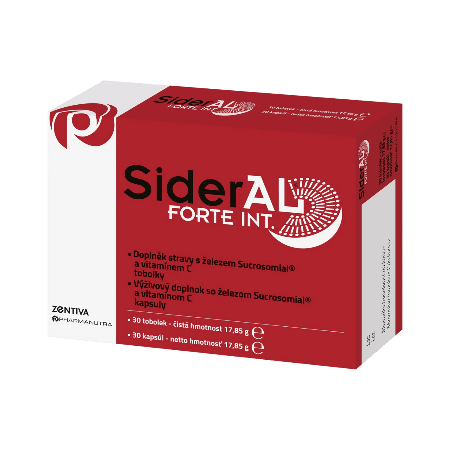 Sideral Forte (Sucrosomální železo) 30 kapslí