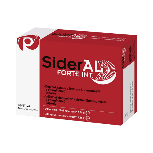 Sideral Forte (Sucrosomální železo) 30 kapslí