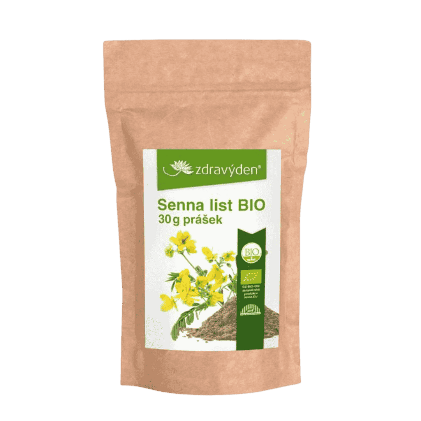 Sena list prášek BIO 30g