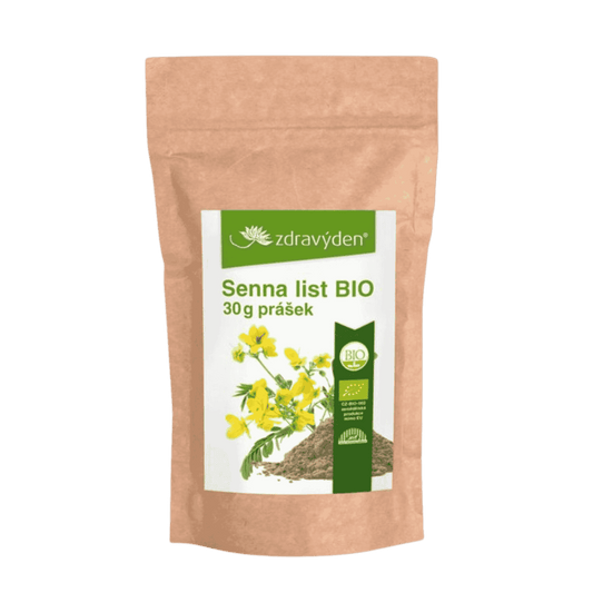 Sena list prášek BIO 30g