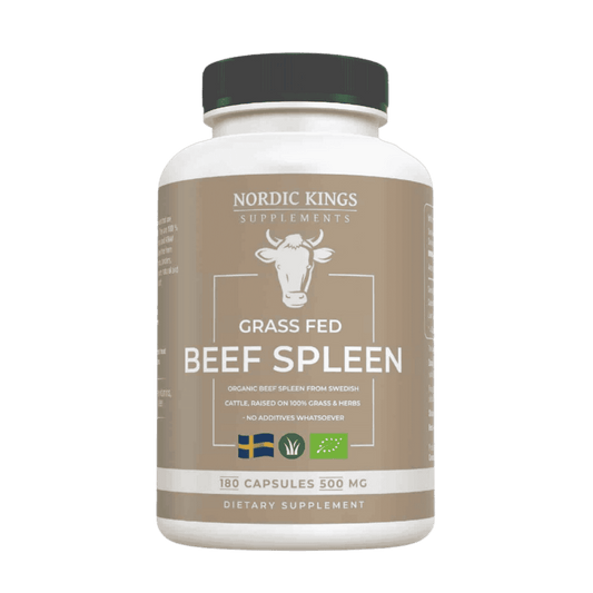 Hovězí slezina v grass-fed kvalitě BIO 180 kapslí