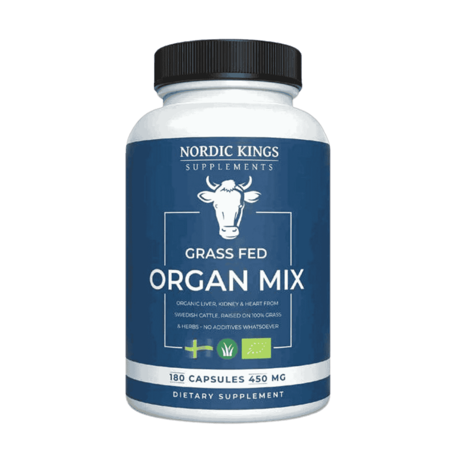 Mix Hovězích orgánů v grass-fed kvalitě BIO 180 kapslí