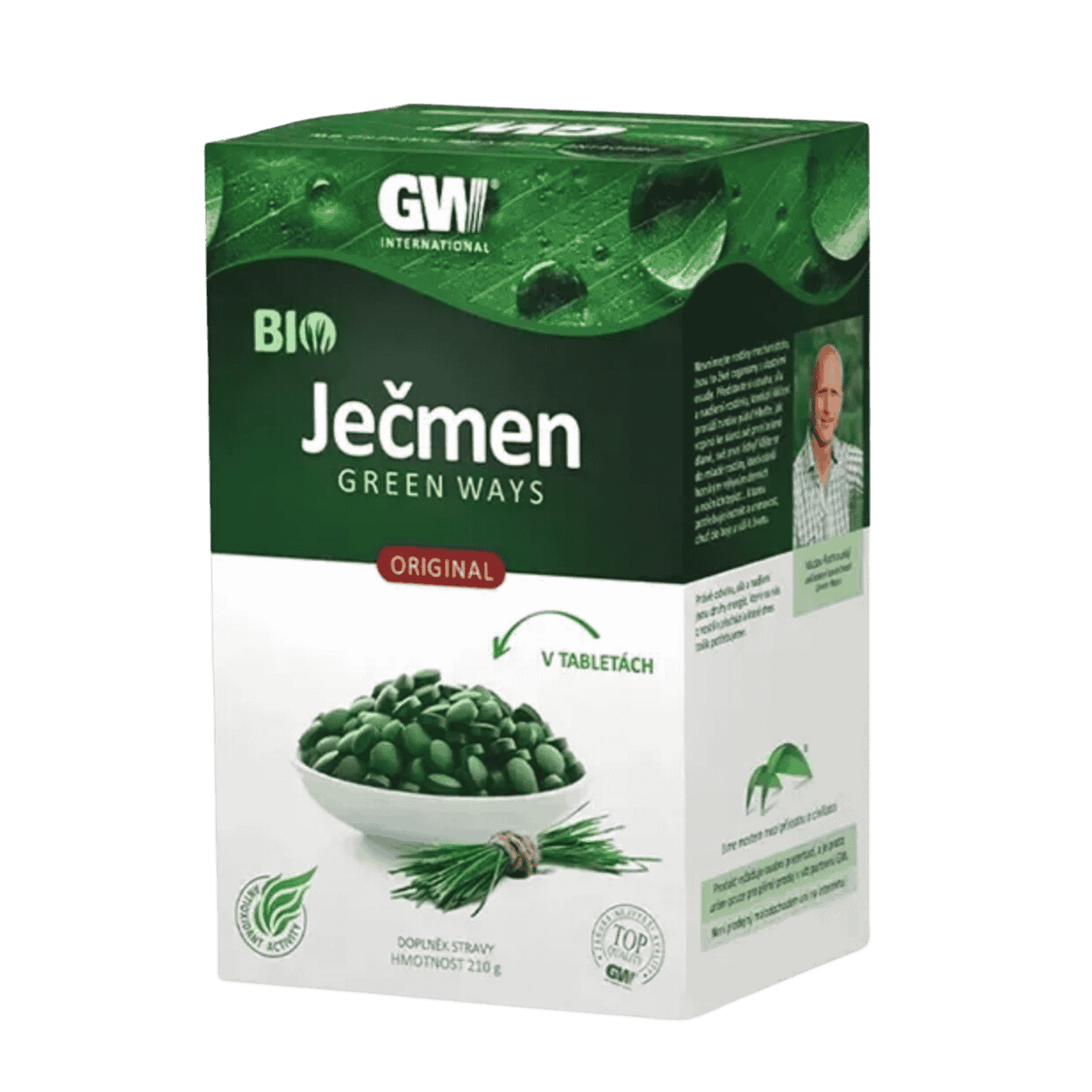 Ječmen Green ways tablety BIO 210g