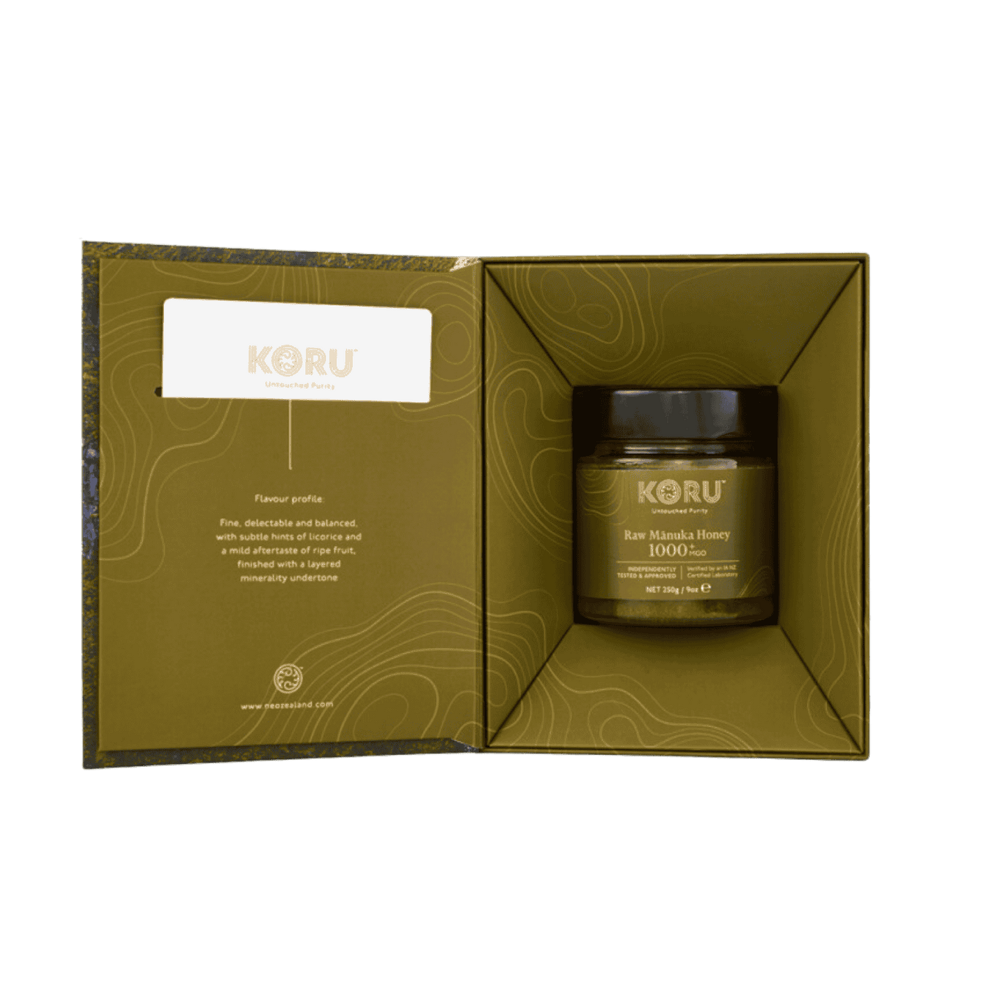 KORU Manukový med RAW (MGO od 300+ do 1000+) 250g
