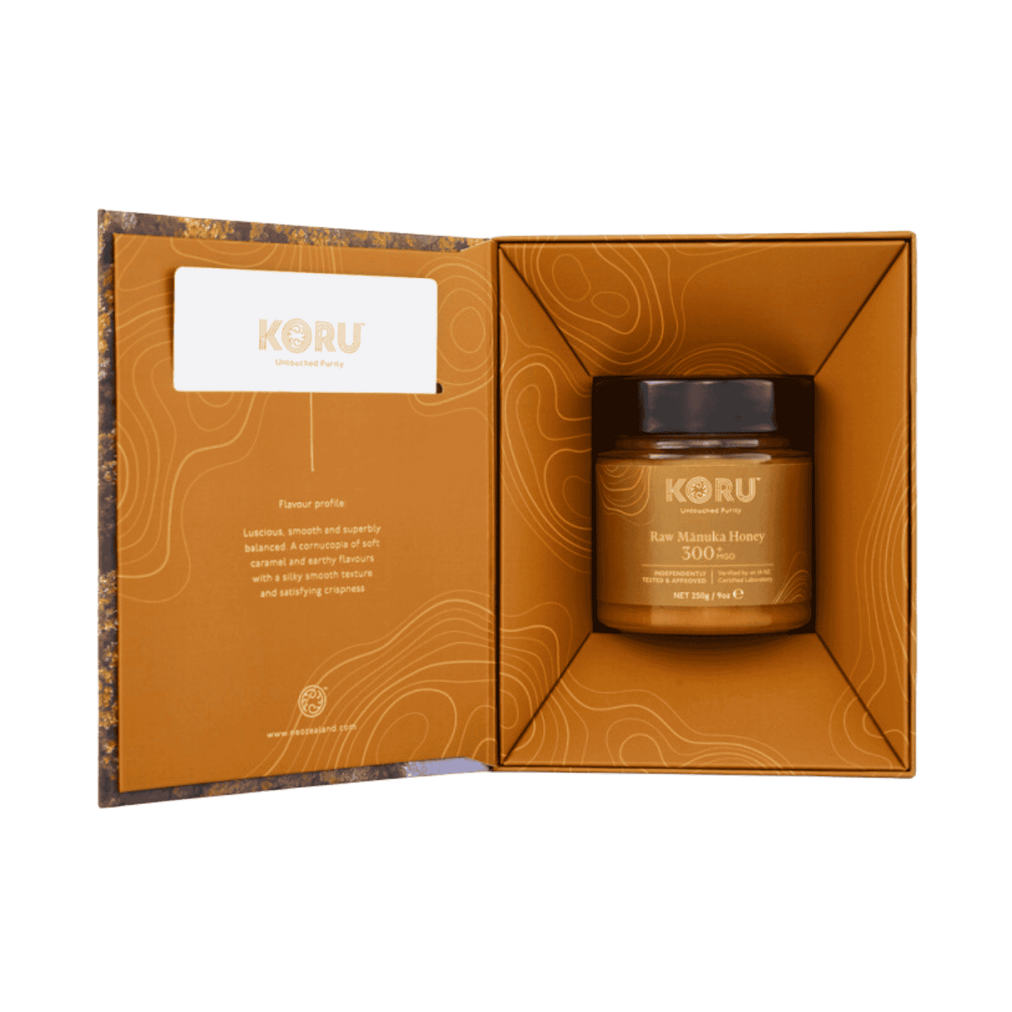 KORU Manukový med RAW (MGO od 300+ do 1000+) 250g