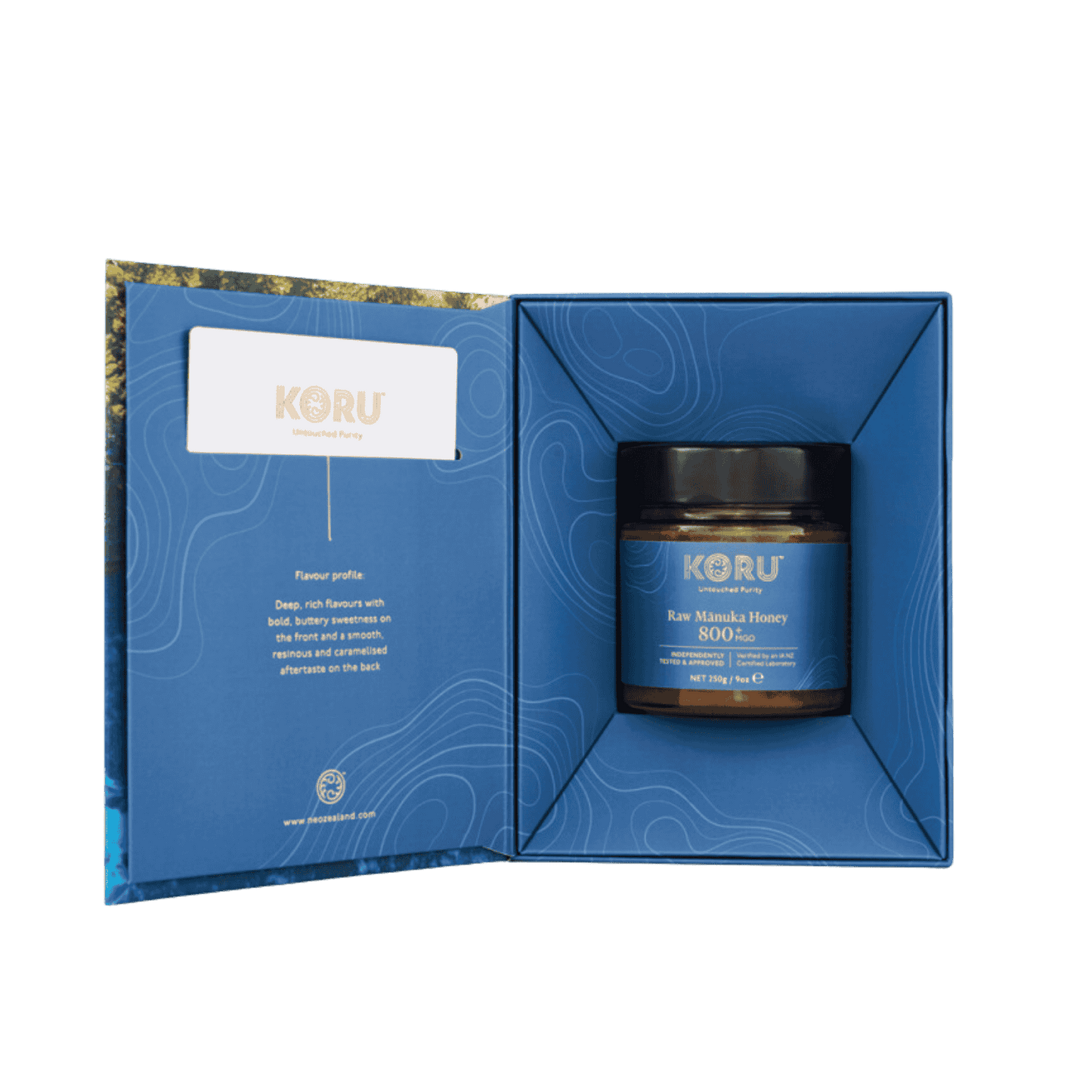 KORU Manukový med RAW (MGO od 300+ do 1000+) 250g