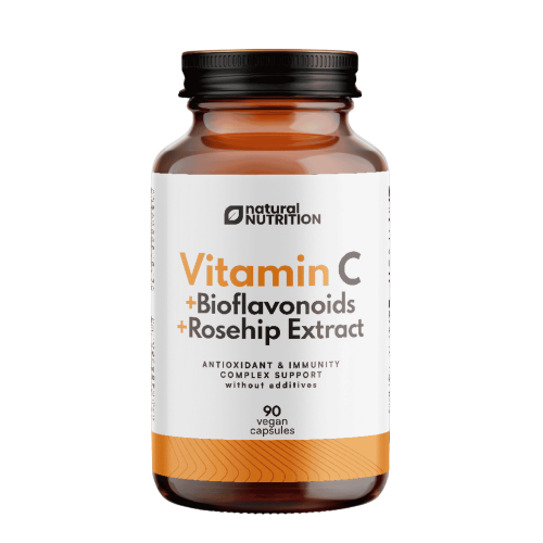 Vitamin C s šípkovým extraktem a bioflavanoidy 90 kapslí