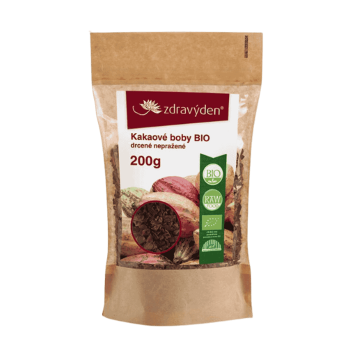 Kakaové boby drcené RAW BIO 200g