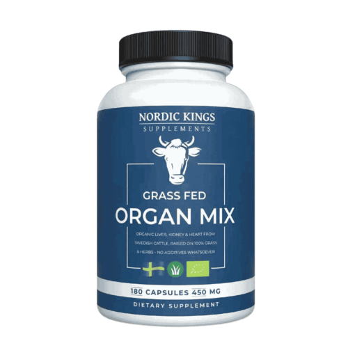 Mix Hovězích orgánů v grass-fed kvalitě BIO 180 kapslí
