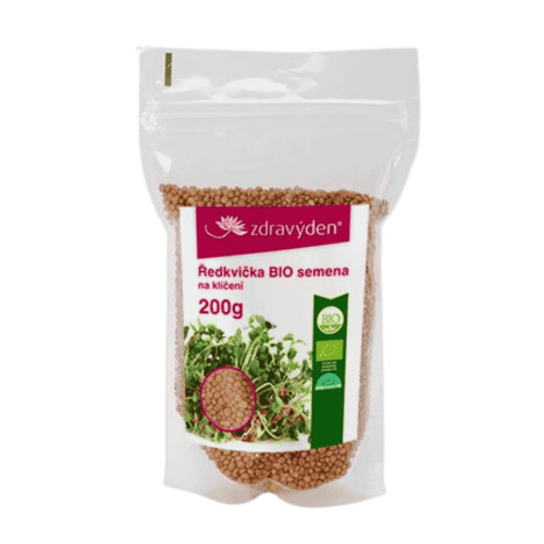 Ředkvička semínka na klíčení BIO 200g